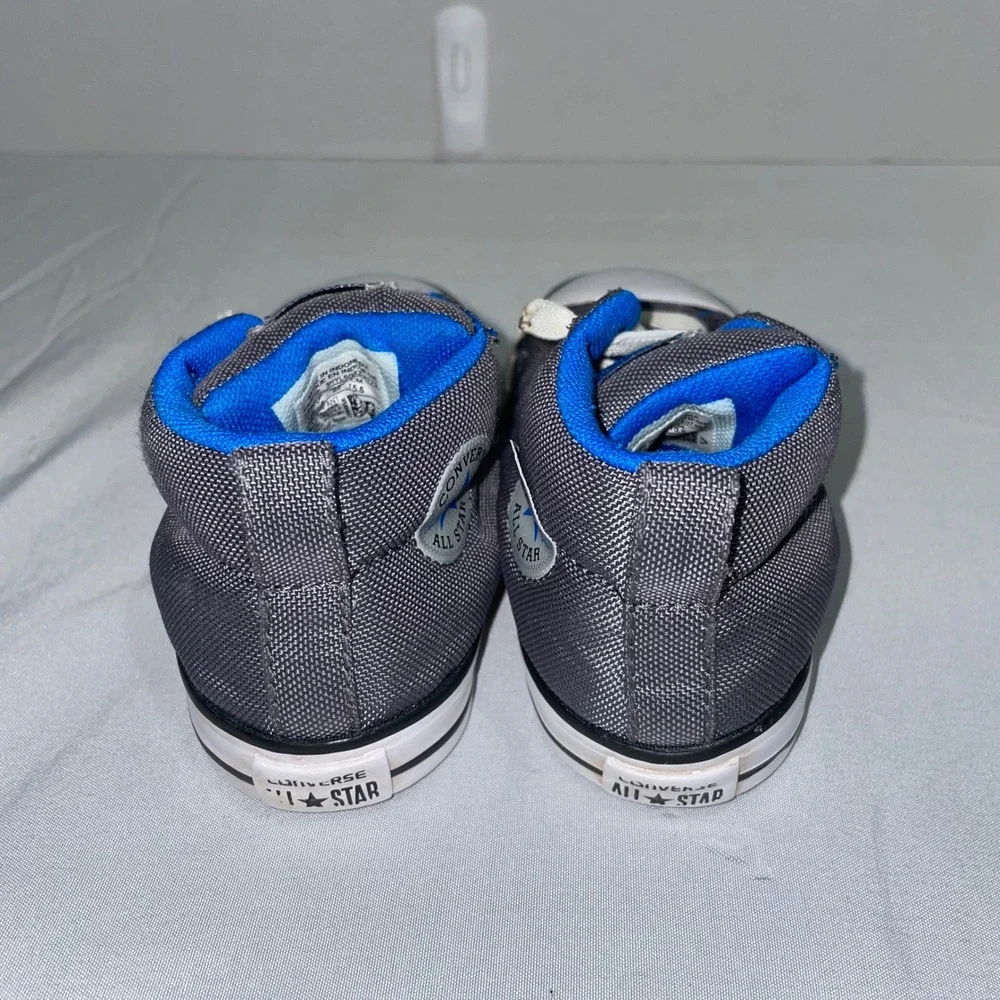 Converse‎ Chuck Taylor All Star Axle Mid Gray Blue Infant Toddler Shoes Size 9
